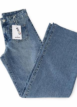 Джинси wide leg pull&bear