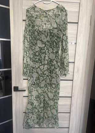 Сукня літня зелена mango 5