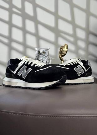 Чоловічі кросівки new balance 574 legacy black white