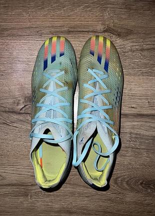 Продам футбольні бутси adidas x, розмір 44 (uk 9.5 / us 10). стан хороший, без розривів і дефектів.