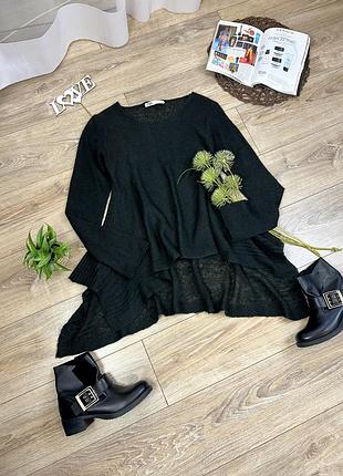 Zara бомбезный, легкий, асимметричный свитерик пайкки