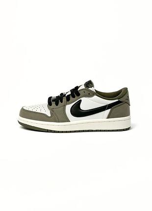 Air jordan retro 1 medium olive 8