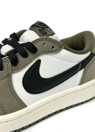 Air jordan retro 1 medium olive 7