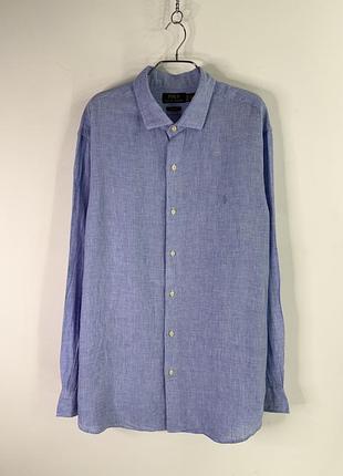 Polo ralph lauren linen shirt xxl size