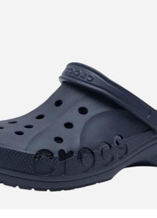 Оригинальные crocs baya clog (navy) - стелька 22 - 22.5 см (размер m6/w8) на размер 36 - 37