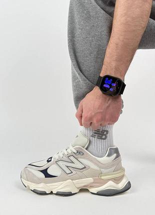 Мужские кроссовки new balance 9060 beige grey navy
