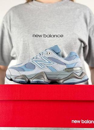 Женские кроссовки new balance 9060 sky grey