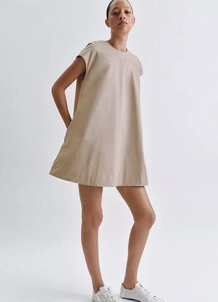 Сукня жіноча бежева zara new