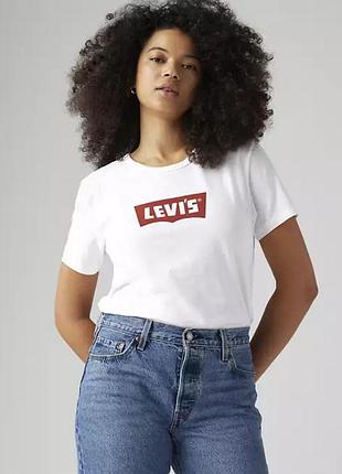 Футболка жіноча levi's vintage white