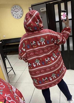 Теплое худи оверсайз 3