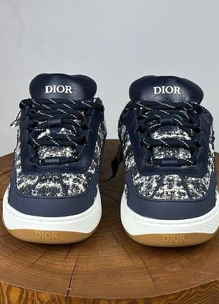 Кроссовки dior b9s blue 3