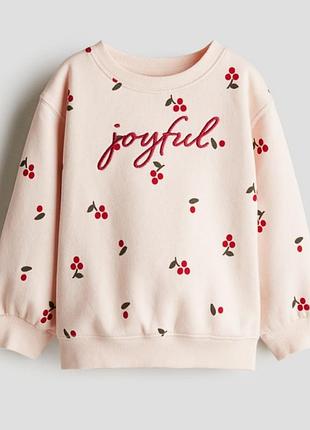 Свитшот от h&amp;m на 2-4роки