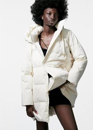 Пуховик zara размер м