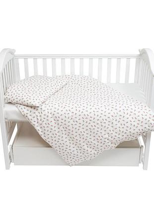 Комплект постільної білизни в ліжечко дитяче twins comfort soft 3010-ts-08f фланель