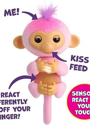 Интерактивная игрушка fingerlings magic moods monkey harmony 4