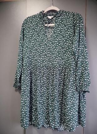 Платье в цветочный принт