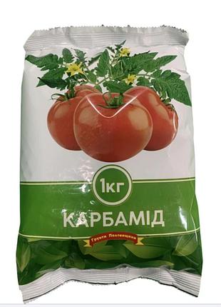 Карбамид-мочевина 1 кг — азотное удобрение для овощей, сада, газона и цветов