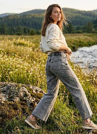 Джинсы серого цвета женские denim