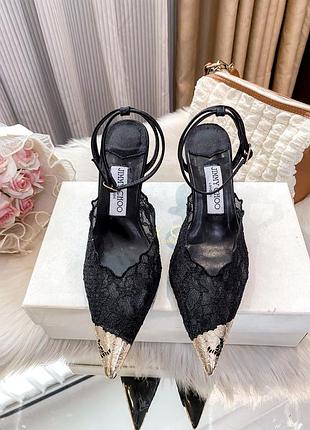 Туфлі з мереживом jimmy choo