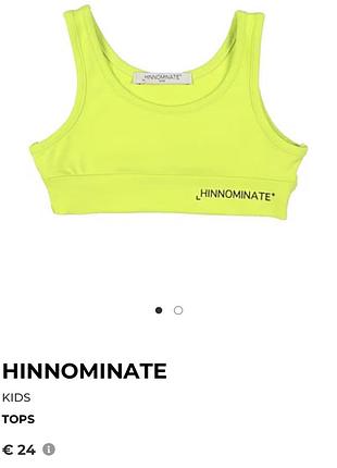 Новый салатовый топ hinnominate для девочки
