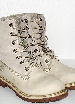 Timberland женские ботинки us 7w 24 см. нубук замша тимберленды