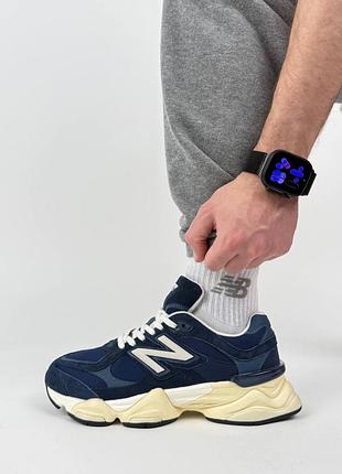Мужские кроссовки new balance 9060 navy beige