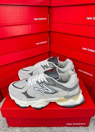 Мужские кроссовки new balance 9060 light grey