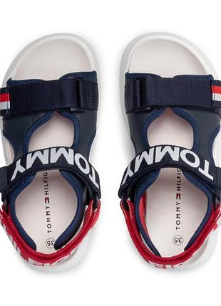 Tommy hilfiger velcro sandal сандали с лого бренда /14353/