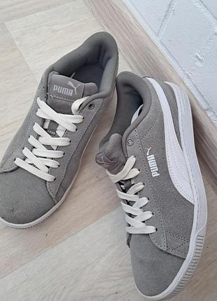 Замшевые кроссовки puma 37р.