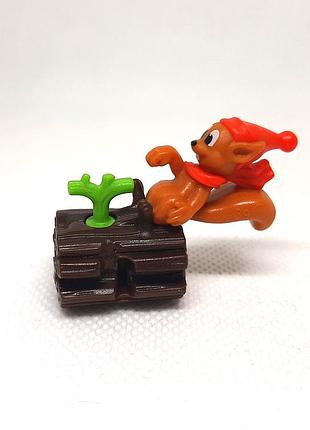 Іграшка kinder surprise christmas 2023 vt248 різдво білка squirrel