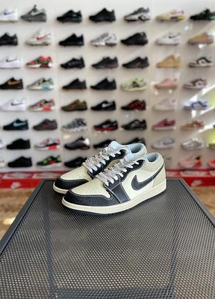 Оригінал!кросівки air jordan 1 low se «coconut milk»(hq3437-101 )