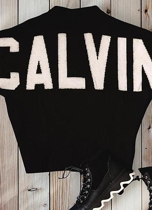 Шерстяной свитер calvin klein 4