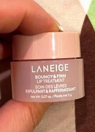 Laneige bouncy & firm lip treatment 2 мл бальзам для губ