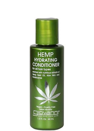 Зволожуючий кондиціонер giovanni hemp hydrating conditioner