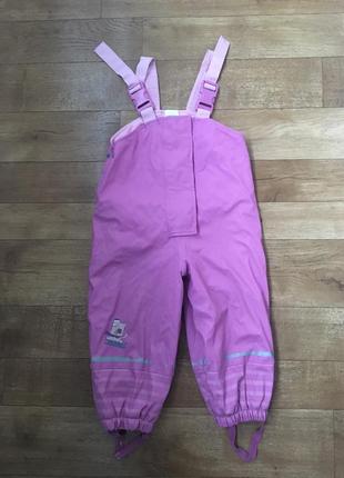 Непромокальні штани на дівчинку 3-4 роки на дачу, на природу