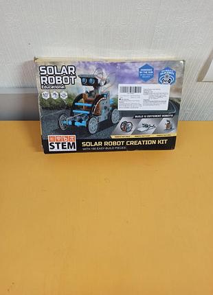 Конструктор stem научный робот на солнечной батарее