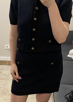 Твідовий костюм massimo dutti