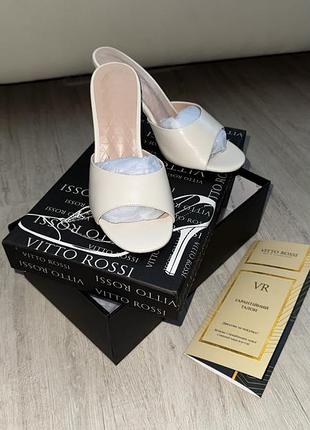 Мюлі vitto rossi шкіряні