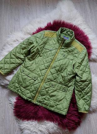 🩵💙💚 суперская стеганая легкая куртка красивого оливкового цвета