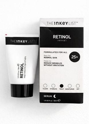The inkey list retinol serum 30 мл — ретинолова сироватка 25+ (оригінал)