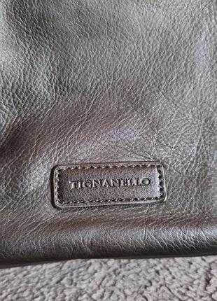 Кожаная сумка tignanello 3
