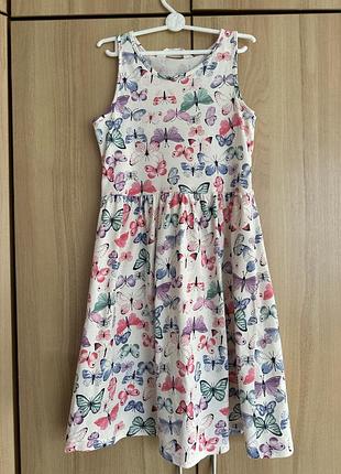 Сарафан, сукня в метеликах h&m 4