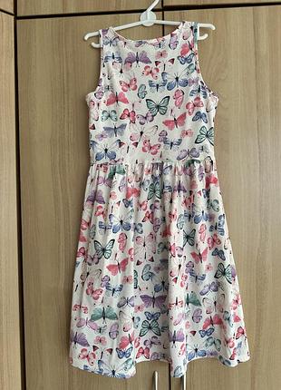 Сарафан, сукня в метеликах h&m 6