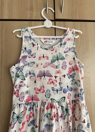 Сарафан, сукня в метеликах h&m 5