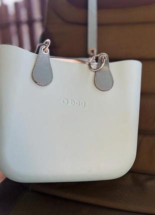 Сумка o bag оригінал , made in italy / бірюзова o bag