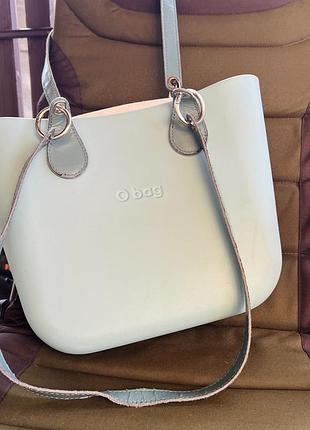 Сумка o bag оригінал , made in italy / бірюзова o bag