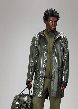 Куртка rains jackets metallic holographicsteel s/m