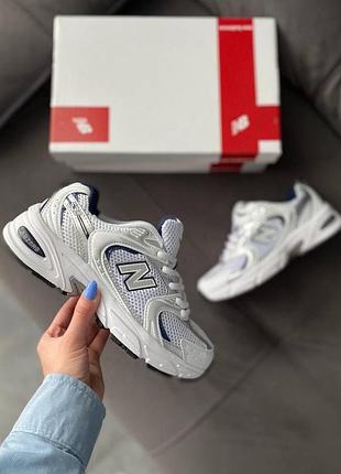 Кроссовки new balance 530 white silver