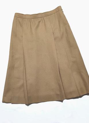 Aquascutum luxury вовняна спідниця в колір camel/14356/