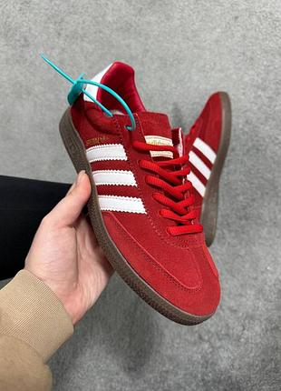Кроссовки женские adidas spezial handball red white